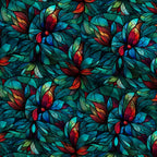 Cathedral Blooms Pattern 20 Minky Fabric — plush minky folded close-up preview (mv-minky-v1:lying)