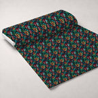 Cathedral Blooms Pattern 4 Minky Fabric — plush minky unrolled bolt preview (mv-minky-v1:bolt)