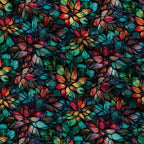 Cathedral Blooms Pattern 4 Minky Fabric — plush minky folded close-up preview (mv-minky-v1:lying)