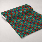 Cathedral Blooms Pattern 5 Minky Fabric — plush minky unrolled bolt preview (mv-minky-v1:bolt)
