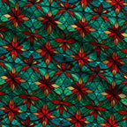 Cathedral Blooms Pattern 6 Minky Fabric — plush minky folded close-up preview (mv-minky-v1:lying)