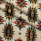 Chieftain Spirit Pattern 4 Minky Fabric — plush minky folded close-up preview (mv-minky-v1:lying)