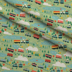 Choo Choo Village Pattern 13 Minky Fabric — plush minky folded close-up preview (mv-minky-v1:lying)