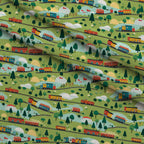 Choo Choo Village Pattern 18 Minky Fabric — plush minky folded close-up preview (mv-minky-v1:lying)