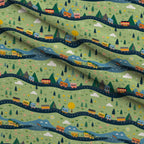 Choo Choo Village Pattern 23 Minky Fabric — plush minky folded close-up preview (mv-minky-v1:lying)