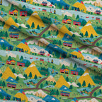 Choo Choo Village Pattern 5 Minky Fabric — plush minky folded close-up preview (mv-minky-v1:lying)