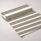 Christmas Chevron Pattern Minky Fabric — plush minky unrolled bolt preview (mv-minky-v1:bolt)