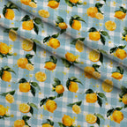 Citrus Picnic Pattern 8 Minky Fabric — plush minky folded close-up preview (mv-minky-v1:lying)