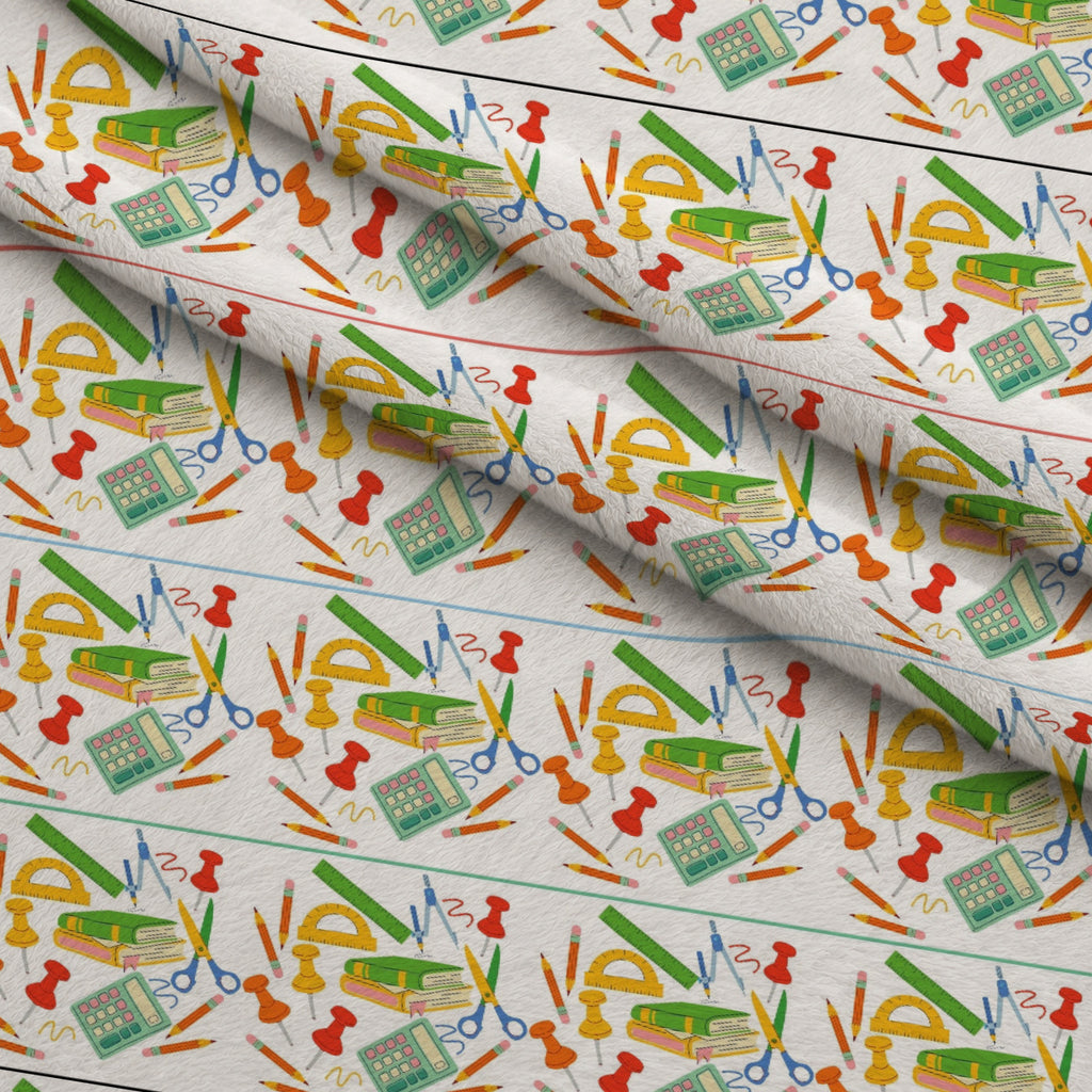 Classroom Doodles Pattern 7 Minky Fabric — plush minky folded close-up preview (mv-minky-v1:lying)