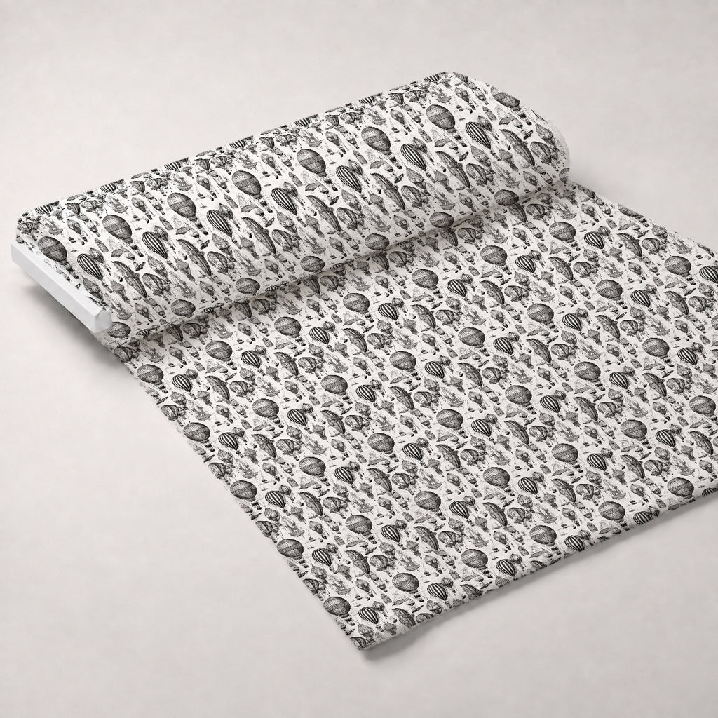 Clockwork Skies Pattern 9 Minky Fabric — plush minky unrolled bolt preview (mv-minky-v1:bolt)