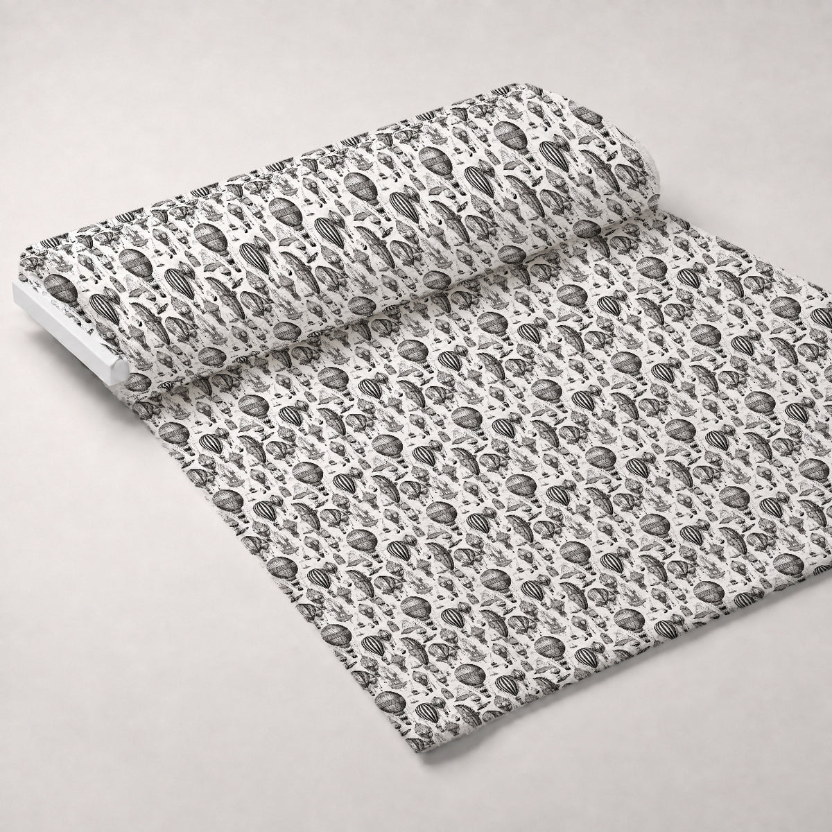 Clockwork Skies Pattern 9 Minky Fabric — plush minky unrolled bolt preview (mv-minky-v1:bolt)