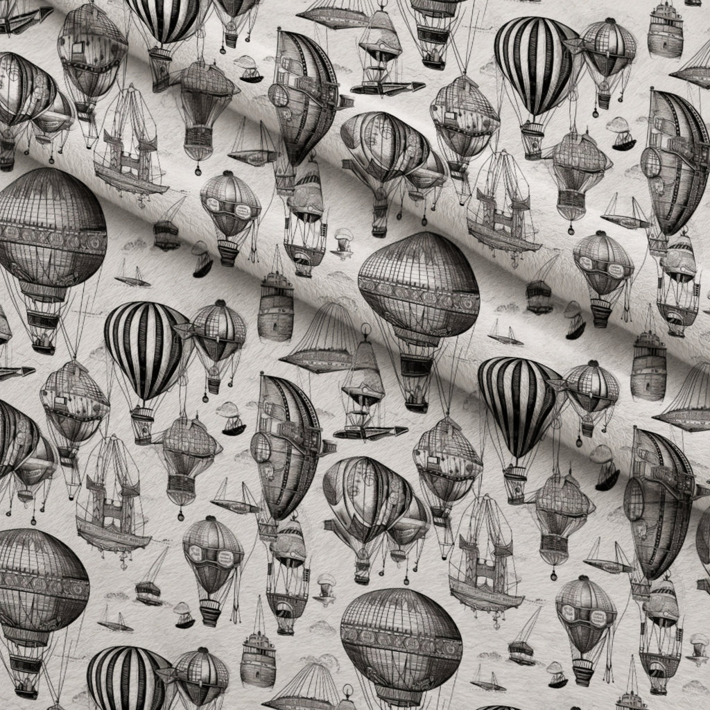 Clockwork Skies Pattern 9 Minky Fabric — plush minky folded close-up preview (mv-minky-v1:lying)