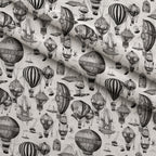 Clockwork Skies Pattern 9 Minky Fabric — plush minky folded close-up preview (mv-minky-v1:lying)