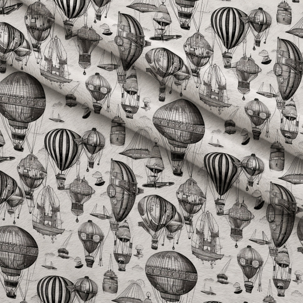 Clockwork Skies Pattern 9 Minky Fabric — plush minky folded close-up preview (mv-minky-v1:lying)