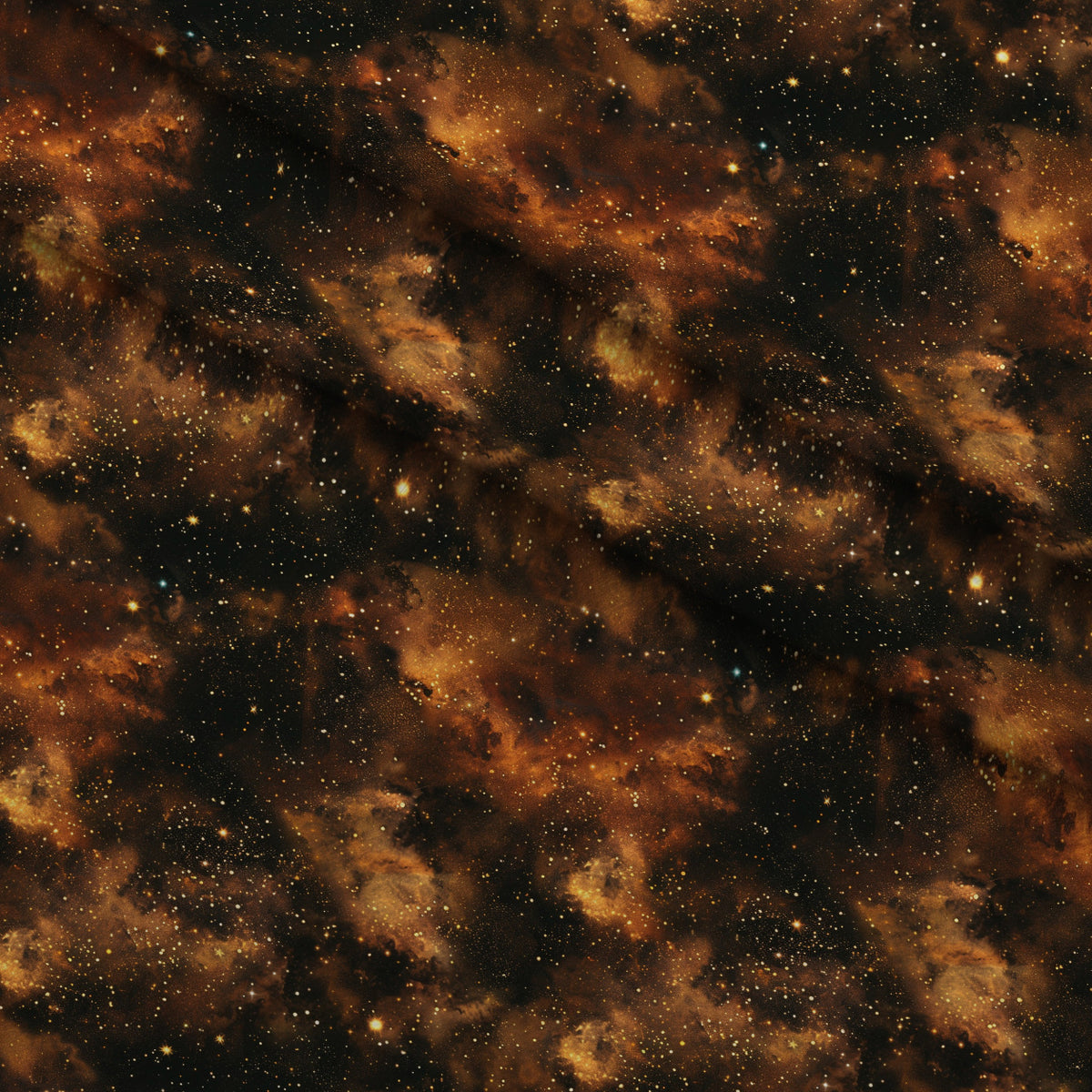 Copper Nebula Pattern 1 Minky Fabric — plush minky folded close-up preview (mv-minky-v1:lying)