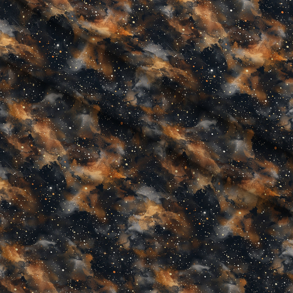 Copper Nebula Pattern 10 Minky Fabric — plush minky folded close-up preview (mv-minky-v1:lying)