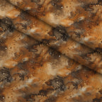 Copper Nebula Pattern 2 Minky Fabric — plush minky folded close-up preview (mv-minky-v1:lying)