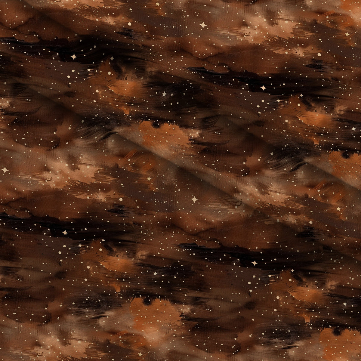 Copper Nebula Pattern 6 Minky Fabric — plush minky folded close-up preview (mv-minky-v1:lying)