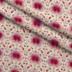 Coral Garden Glow Pattern 4 Minky Fabric — plush minky folded close-up preview (mv-minky-v1:lying)