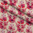 Coral Garden Glow Pattern 8 Minky Fabric — plush minky folded close-up preview (mv-minky-v1:lying)