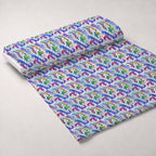 Cosmic Lab Doodles Pattern 3 Minky Fabric — plush minky unrolled bolt preview (mv-minky-v1:bolt)