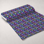 Cosmic Lab Doodles Pattern 4 Minky Fabric — plush minky unrolled bolt preview (mv-minky-v1:bolt)