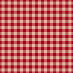 red, cream, burgundy, gingham, checkered pattern, plaid, country style, christmas fabric,, fabric panel, rustic, farmhouse, holiday themed, geometric pattern, woven texture, crafting material, seasonal fabric, patchwork, cotton fabric, festive colors