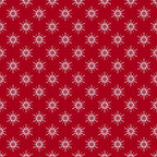 red fabric, white snowflakes, crimson background, winter pattern, snowflake motifs, geometric snowflakes,, fabric panel, christmas fabric, holiday pattern, festive design, winter theme, repeated pattern, small scale print, country style, seasonal fabric, cotton material, craft fabric, sewing material