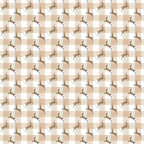 beige, tan, cream, white, plaid pattern, gingham, checkered, deer silhouettes, reindeer, antlers, jumping deer, country style, rustic, christmas theme, holiday motif,, fabric panel, winter animals, neutral tones, repeating pattern