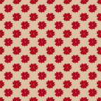 red, burgundy, cream, beige, poinsettia, floral pattern, christmas flowers, holiday motif, repeating design, geometric arrangement,, fabric panel, winter blooms, festive pattern, country style, seasonal fabric, christmas theme, holiday quilting, cotton fabric, decorative flowers