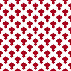 crimson red, white, quatrefoil pattern, geometric motifs, moroccan tiles, repeating design,, fabric panel, christmas colors, holiday fabric, festive red, ogee shapes, decorative pattern, cotton fabric, sewing material, crafting fabric, seasonal quilting, ornamental design