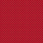 red background, white polka dots, small dots, geometric pattern, repeating pattern,, fabric panel, christmas colors, holiday fabric, festive pattern, cotton fabric, crafting material, sewing fabric, winter colors, dotted design, crimson red, bright white, uniform spacing, textile design, quilting supplies