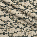 Countryside Cottages Pattern 3 Minky Fabric — plush minky folded close-up preview (mv-minky-v1:lying)
