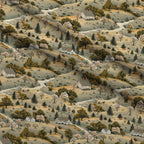 Countryside Cottages Pattern 5 Minky Fabric — plush minky folded close-up preview (mv-minky-v1:lying)
