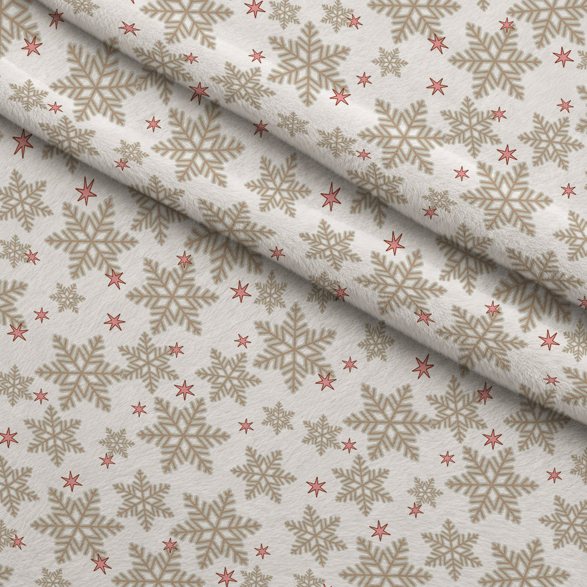 Cowboy Christmas Pattern 5 Minky Fabric — plush minky folded close-up preview (mv-minky-v1:lying)