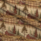 Cozy Cabin Tartan Pattern 6 Minky Fabric — plush minky folded close-up preview (mv-minky-v1:lying)