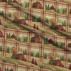Cozy Cabin Tartan Pattern 8 Minky Fabric — plush minky folded close-up preview (mv-minky-v1:lying)