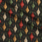 Crimson Boughs and Gold Pattern 7 Minky Fabric — plush minky folded close-up preview (mv-minky-v1:lying)