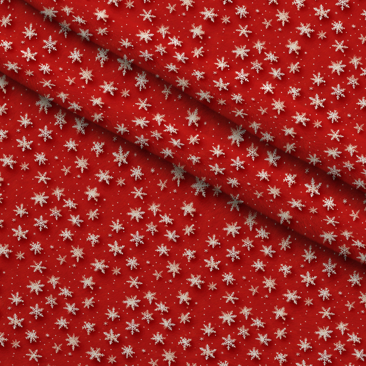 Crimson Christmas Cheer Pattern 5 Minky Fabric — plush minky folded close-up preview (mv-minky-v1:lying)