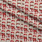 Crimson Christmas Cheer Pattern 6 Minky Fabric — plush minky folded close-up preview (mv-minky-v1:lying)