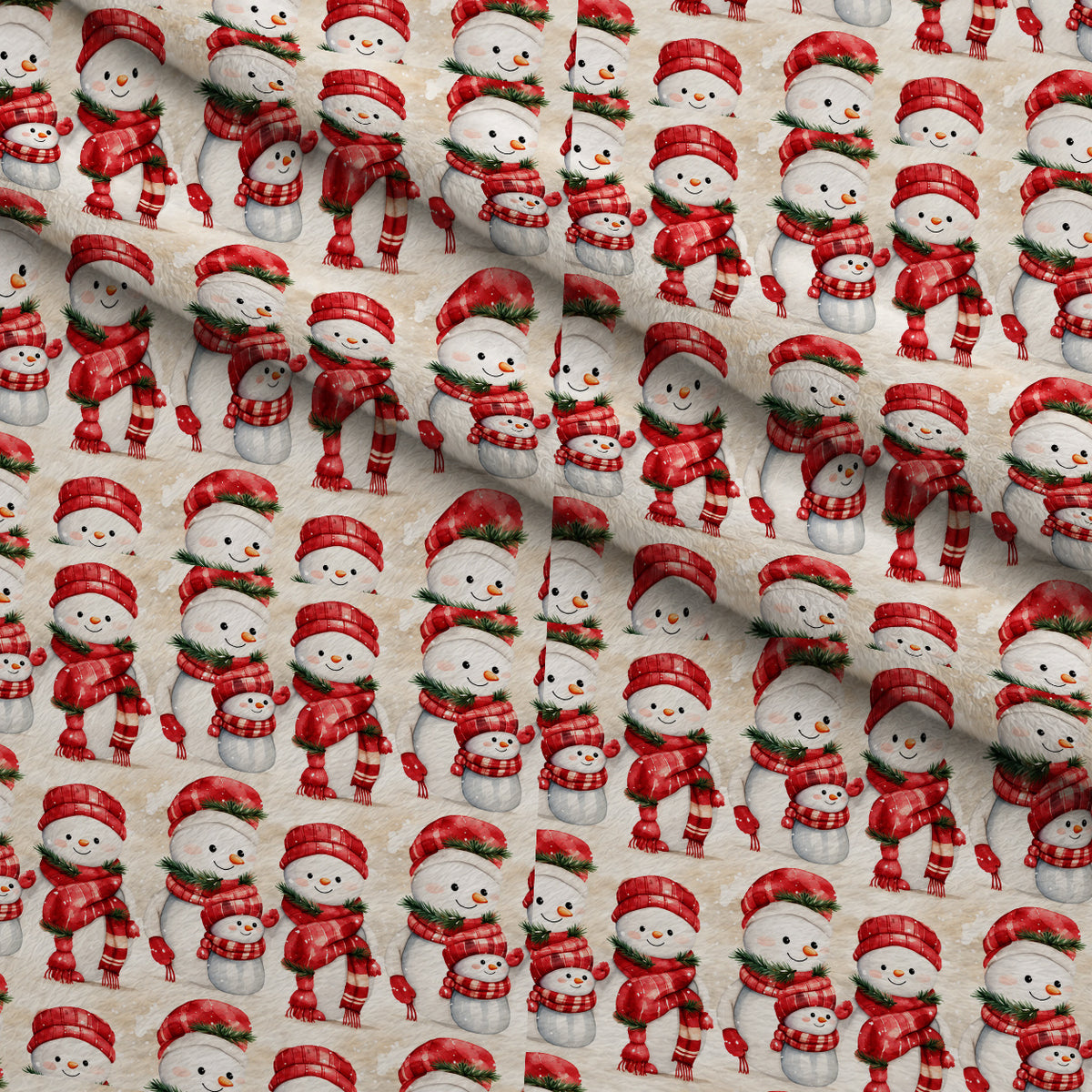 Crimson Christmas Cheer Pattern 6 Minky Fabric — plush minky folded close-up preview (mv-minky-v1:lying)