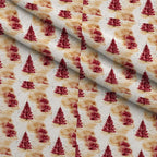Crimson Hearth Christmas Pattern 3 Minky Fabric — plush minky folded close-up preview (mv-minky-v1:lying)
