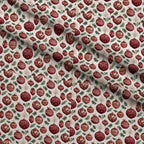Crimson Hearth Christmas Pattern 4 Minky Fabric — plush minky folded close-up preview (mv-minky-v1:lying)