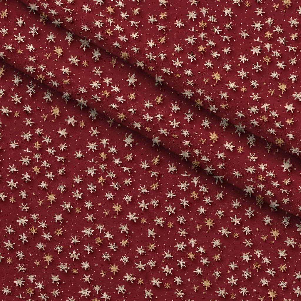 Crimson Hearth Christmas Pattern 5 Minky Fabric — plush minky folded close-up preview (mv-minky-v1:lying)