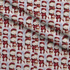 Crimson Hearth Christmas Pattern 6 Minky Fabric — plush minky folded close-up preview (mv-minky-v1:lying)
