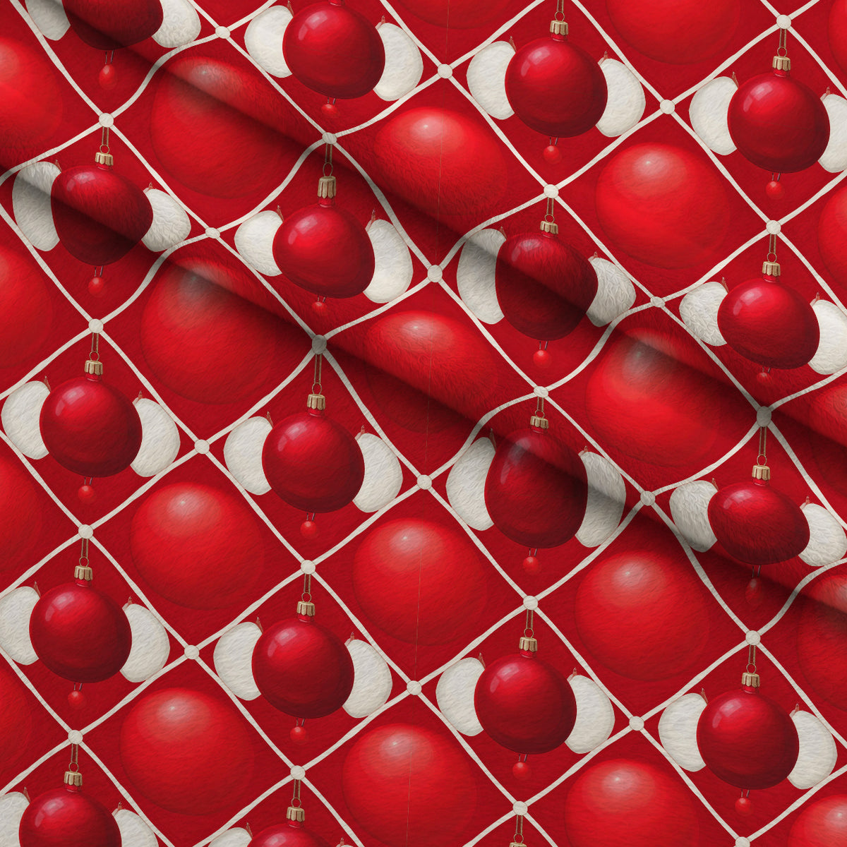 Crimson Holiday Whimsy Pattern 13 Minky Fabric — plush minky folded close-up preview (mv-minky-v1:lying)