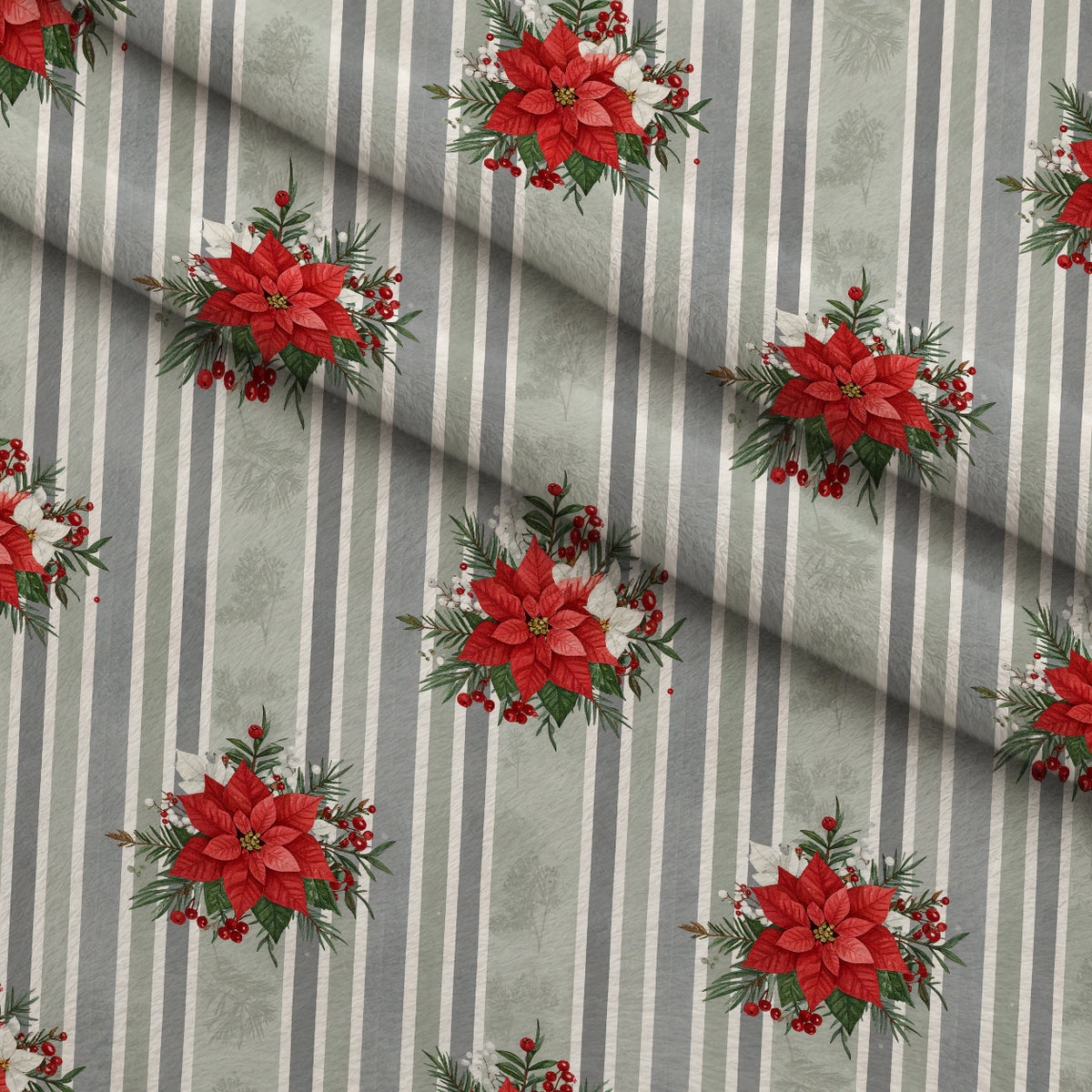 Crimson Holiday Whimsy Pattern 16 Minky Fabric — plush minky folded close-up preview (mv-minky-v1:lying)