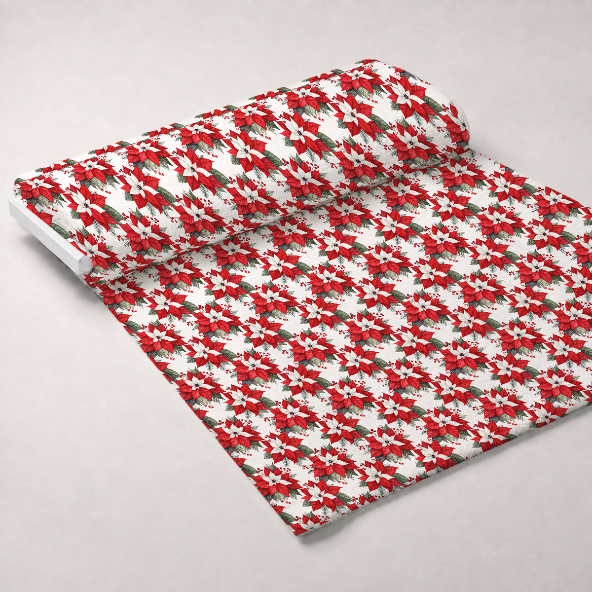 Crimson Holiday Whimsy Pattern 18 Minky Fabric — plush minky unrolled bolt preview (mv-minky-v1:bolt)