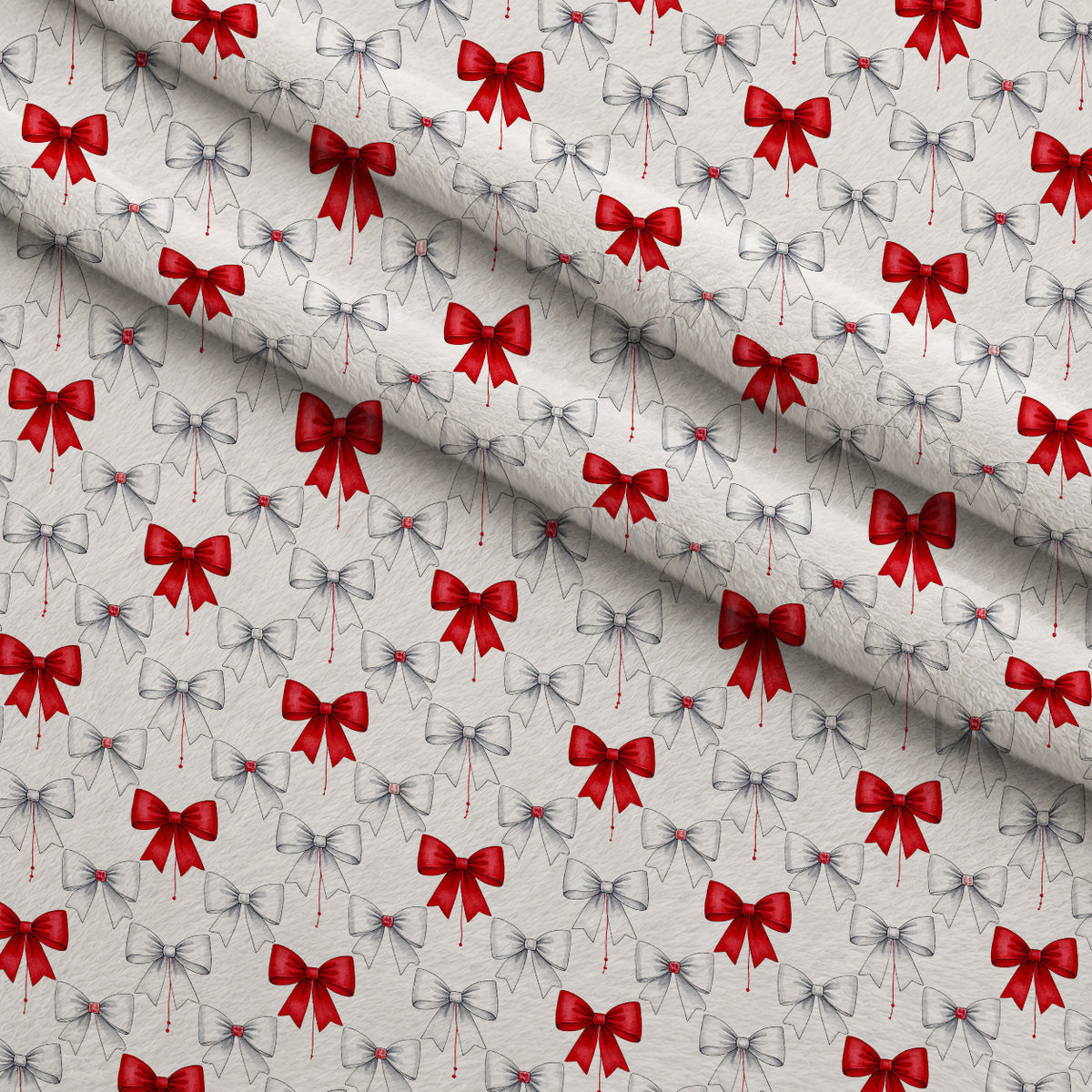Crimson Holiday Whimsy Pattern 3 Minky Fabric — plush minky folded close-up preview (mv-minky-v1:lying)