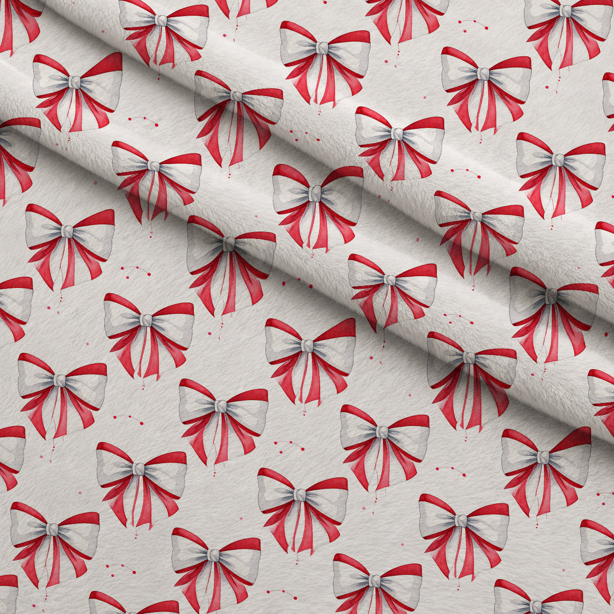 Crimson Holiday Whimsy Pattern 4 Minky Fabric — plush minky folded close-up preview (mv-minky-v1:lying)